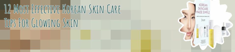 Korean products for glowing skin