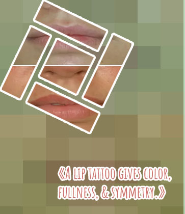 Lip tint permanent makeup